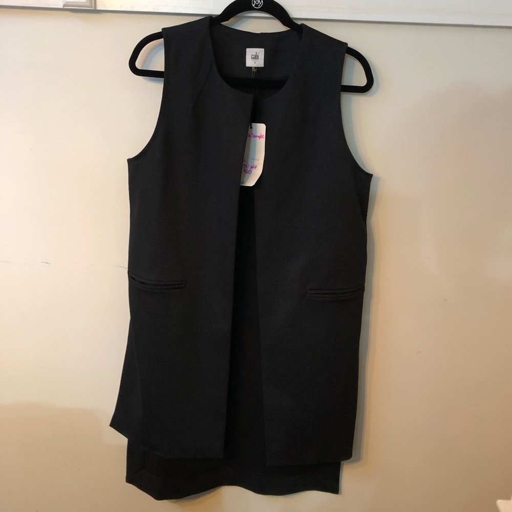 Cabi brand utilitarian style dress vest